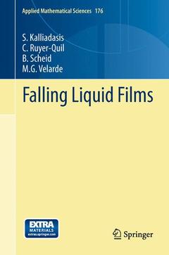 Couverture de l’ouvrage Falling Liquid Films