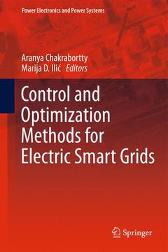 Couverture de l’ouvrage Control and Optimization Methods for Electric Smart Grids