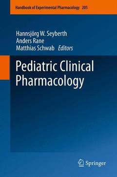 Couverture de l’ouvrage Pediatric Clinical Pharmacology