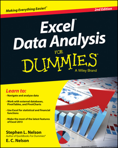 Couverture de l’ouvrage Excel Data Analysis For Dummies