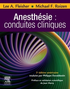 Couverture de l’ouvrage Anesthésie : conduites cliniques