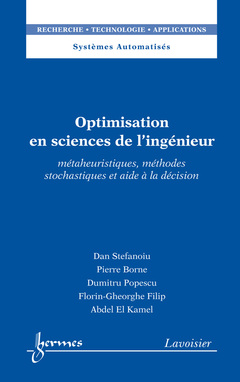 Couverture de l’ouvrage Optimisation en sciences de l'ingénieur 