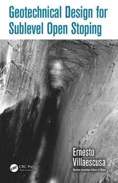 Cover of the book Geotechnical Design for Sublevel Open Stoping
