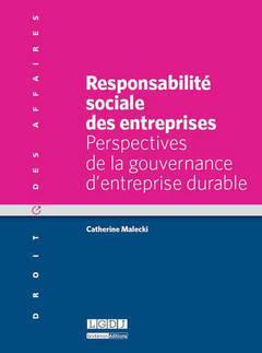 Couverture de l’ouvrage responsabilité sociale des entreprises