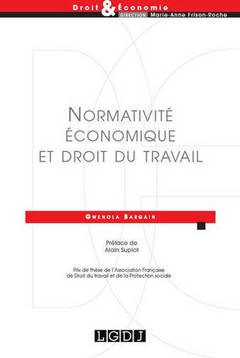 Cover of the book normativité économique et droit du travail