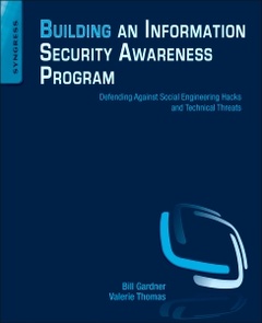 Couverture de l’ouvrage Building an Information Security Awareness Program