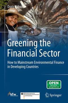 Couverture de l’ouvrage Greening the Financial Sector