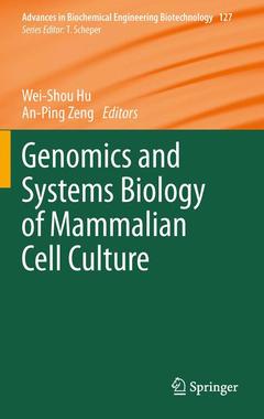 Couverture de l’ouvrage Genomics and Systems Biology of Mammalian Cell Culture