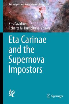 Couverture de l’ouvrage Eta Carinae and the Supernova Impostors