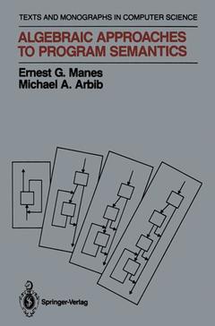 Cover of the book Algebraic Approaches to Program Semantics