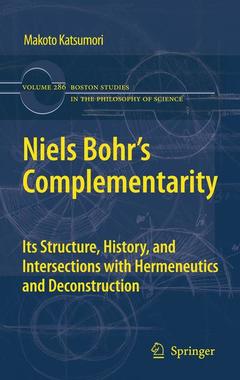 Couverture de l’ouvrage Niels Bohr's Complementarity