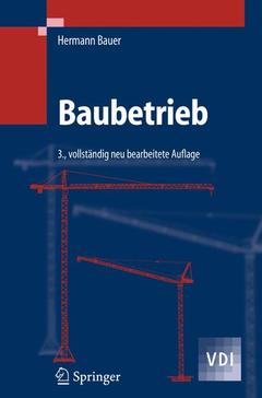 Couverture de l’ouvrage Baubetrieb