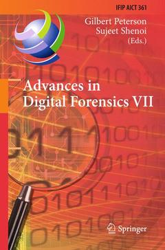 Cover of the book Advances in Digital Forensics VII