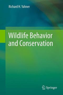 Couverture de l’ouvrage Wildlife Behavior and Conservation