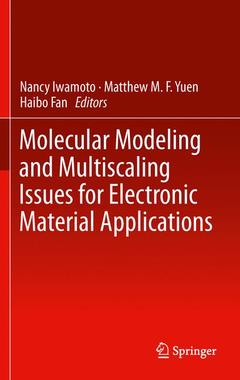 Couverture de l’ouvrage Molecular Modeling and Multiscaling Issues for Electronic Material Applications