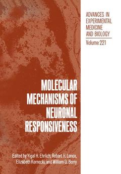 Couverture de l’ouvrage Molecular Mechanisms of Neuronal Responsiveness
