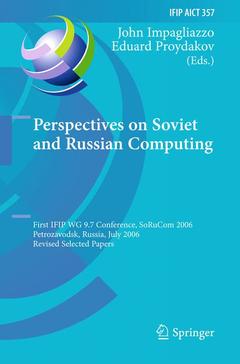 Cover of the book Perspectives on Soviet and Russian Computing