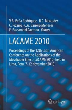 Cover of the book LACAME 2010
