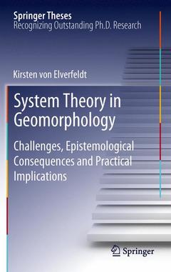 Couverture de l’ouvrage System Theory in Geomorphology