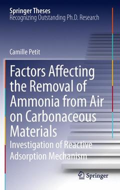 Couverture de l’ouvrage Factors Affecting the Removal of Ammonia from Air on Carbonaceous Materials