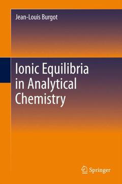 Cover of the book Ionic Equilibria in Analytical Chemistry