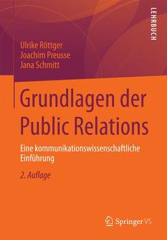 Couverture de l’ouvrage Grundlagen der Public Relations