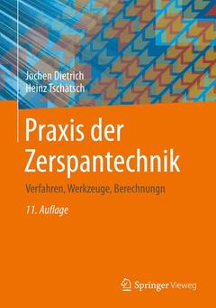 Couverture de l’ouvrage Praxis der Zerspantechnik
