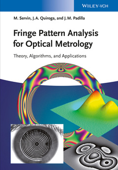Couverture de l’ouvrage Fringe Pattern Analysis for Optical Metrology