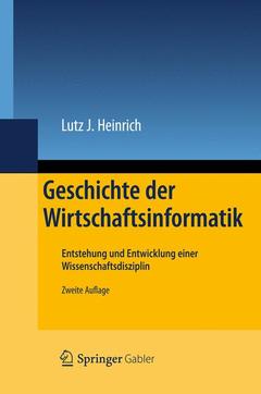Cover of the book Geschichte der Wirtschaftsinformatik