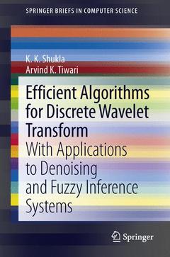 Couverture de l’ouvrage Efficient Algorithms for Discrete Wavelet Transform