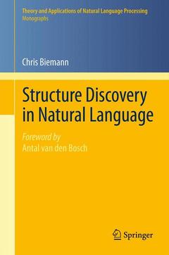 Couverture de l’ouvrage Structure Discovery in Natural Language