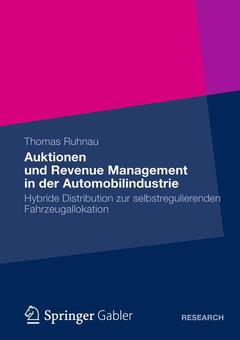 Couverture de l’ouvrage Auktionen und Revenue Management in der Automobilindustrie