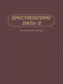 Couverture de l’ouvrage Spectroscopic Data