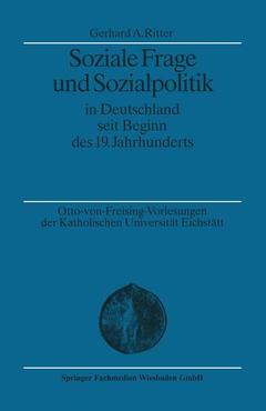 Couverture de l’ouvrage Soziale Frage und Sozialpolitik in Deutschland seit Beginn des 19. Jahrhunderts