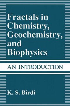 Couverture de l’ouvrage Fractals in Chemistry, Geochemistry, and Biophysics