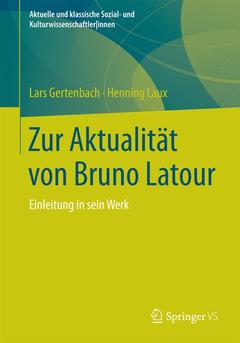 Couverture de l’ouvrage Zur Aktualität von Bruno Latour