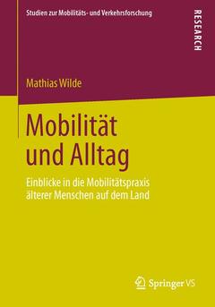 Couverture de l’ouvrage Mobilität und Alltag