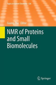 Couverture de l’ouvrage NMR of Proteins and Small Biomolecules