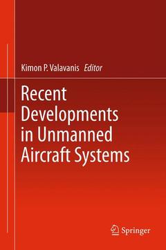 Couverture de l’ouvrage Recent Developments in Unmanned Aircraft Systems