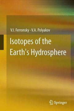 Couverture de l’ouvrage Isotopes of the Earth's Hydrosphere