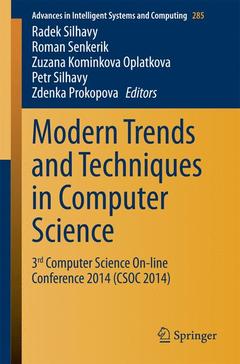 Couverture de l’ouvrage Modern Trends and Techniques in Computer Science