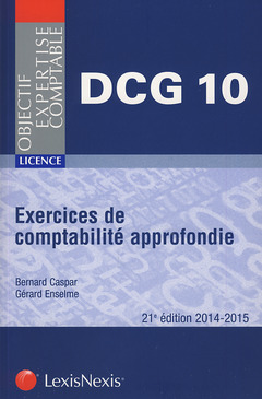 Couverture de l’ouvrage DCG 10.