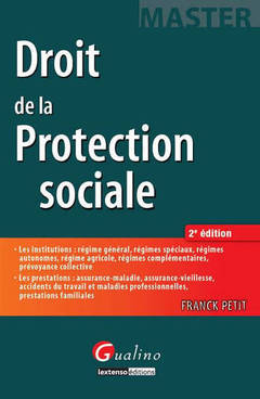 Cover of the book master - droit de la protection sociale - 2ème édition