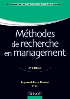 Couverture de l’ouvrage Méthodes de recherche en management - 4ème édition - Labellisation FNEGE -2015