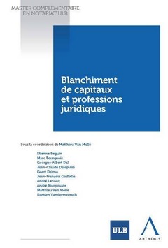 Couverture de l’ouvrage BLANCHIMENT DE CAPITAUX ET PROFESSIONS JURIDIQUES