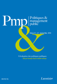 Cover of the book L'évaluation des politiques publiques