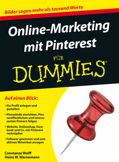 Couverture de l’ouvrage Online-Marketing mit Pinterest fur Dummies