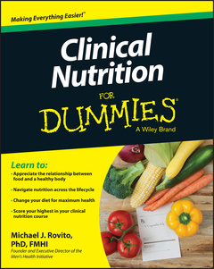 Couverture de l’ouvrage Clinical Nutrition For Dummies