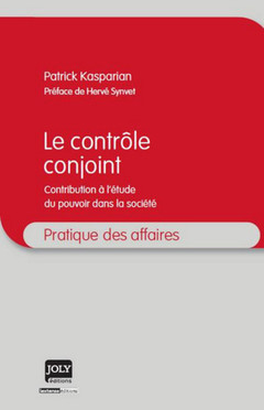 Cover of the book LE CONTRÔLE CONJOINT