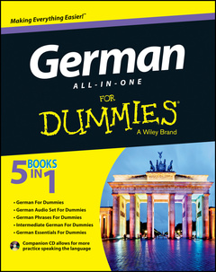 Cover of the book German All-in-One For Dummies, with CD